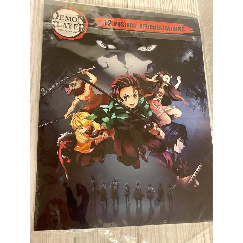 Trends International Demon Slayer 8.5" X 11" Wall Poster Book W/12 Posters